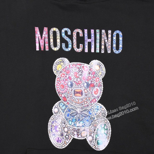 Moschino專櫃莫斯奇諾2023FW新款印花連帽衛衣 男女同款 tzy3150